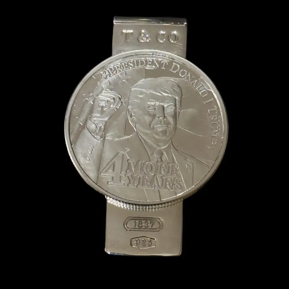 Tiffany & Co Trump Money Clip Sterling Silver Estate TIF906
